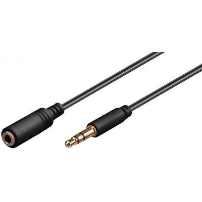 Rallonge audio GOOBAY 2 Connecteur mâlefemelle Cuivre plaqué or