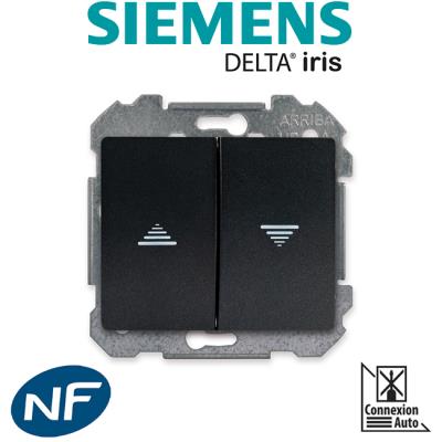 Siemens - interrupteur volet roulant anthracite