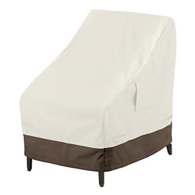 Amazonbasics housse de protection pour fauteuil de jardin à dossier haut
