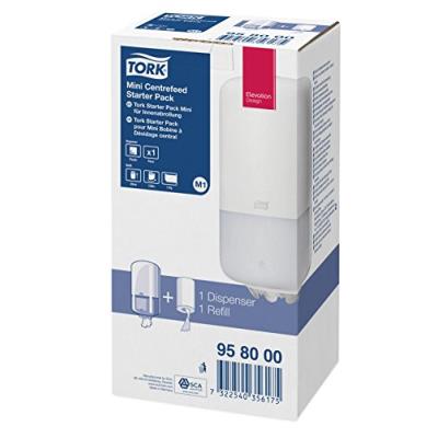 Tork 958000 distributeur pour bobine à dévidage central garni d'une bobine mini m1