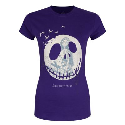 The Nightmare Before Christmas T-Shirt Seriously Spooky Femme Violet