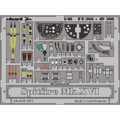 MAQUETTE SPITFIRE MK.IXC/XVIE AIRFI/48 EDUARD FE366