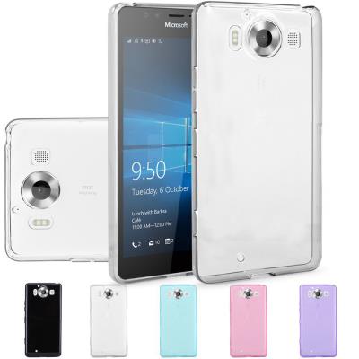 Microsoft Lumia 950 Etui Housse Coque de protection Silicone TPU Gel Pour Microsoft Lumia 950 (Jelly - Transparent)