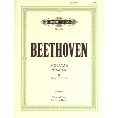 Partitions classique EDITION PETERS BEETHOVEN LUDWIG VAN - SONATAS, COMPLETE VOL.1 - VIOLIN AND PIANO Violon