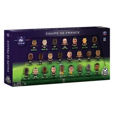 Soccerstarz - 400226 - figurine officielle - sport - equipe de france à la coupe du monde - pack de 24