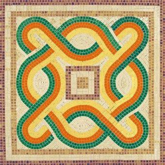 Aedes - Mosaïque en céramique émaillée - Forme géométrique 3 - 1