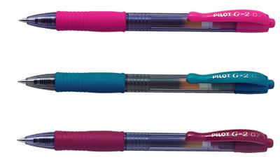 Stylo roller encre gel G-2 rétractable Moyen Turquoise Pilot