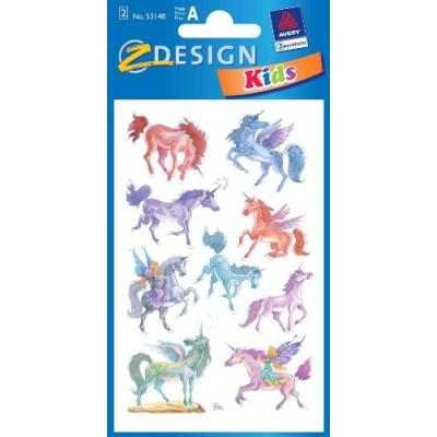 Avery zweckform z-design kids stickers licornes 53148