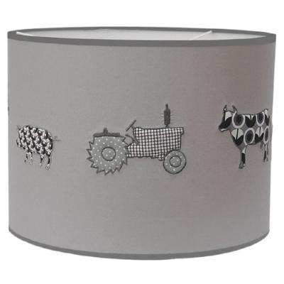 taftan - suspension animaux de la ferme gris (35 cm de diamètre) - gris