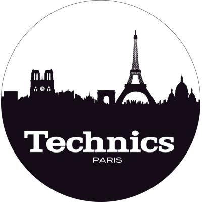Accessoires DJ MAGMA LP SLIPMAT TECHNICS PARIS BLACK/WHITE Mobilier DJ