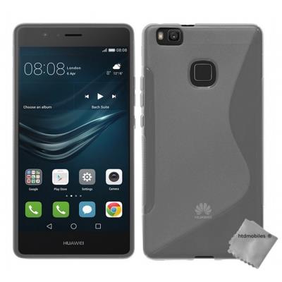 Housse etui coque pochette silicone gel fine pour Huawei P9 Lite - TRANSPARENT