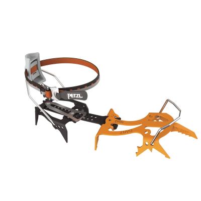 Crampons DART mono-pointe ultra-légers Petzl pour l'escalade sur glace et le dry tooling avec fixation Leverlock Fil