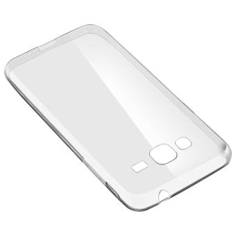 Coque Silicone Gel Film Verre Trempé Samsung Galaxy J3 Transparent