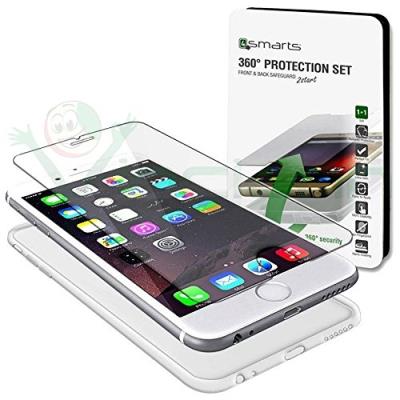 4smarts 360° protection set apple iphone 6 6s transparent 492825