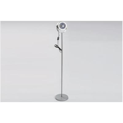 Lampadaire Projecteur design en Métal Chromé Argent 150 cm Louxor