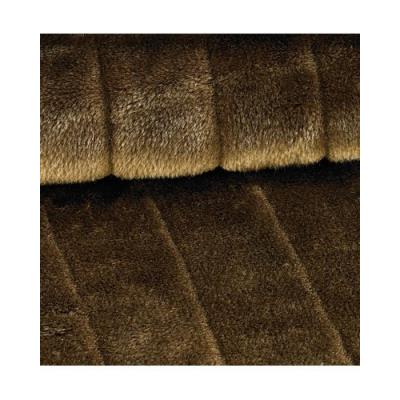 Couverture imitation fourrure beige