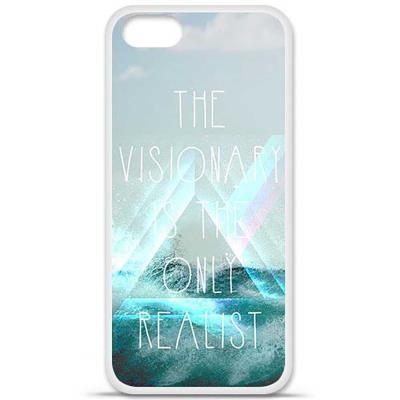 Coque en silicone imprimée compatible iPhone 5 iPhone 5S Visionary