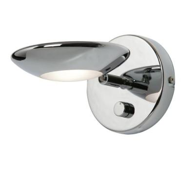 TRENTO APPLIQUE MURALE RÉGLABLE FINITION CHROME POLI