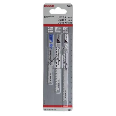 Bosch Lames pour Scie Sauteuse 2 X U1 Bif / 1 X U1 Aof