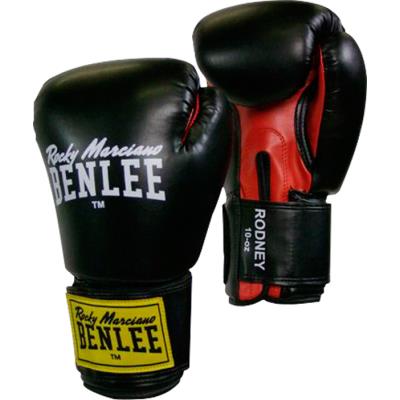 Gants de Boxe noirs & rouges BenLee Rodney 16oz