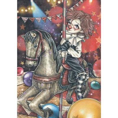 Puzzle 1000 pièces - Victoria Francès - Misty Circus : Carrousel