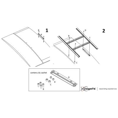 Vgel Support Mural Pour Écran Plat Vogel'S OLED Service Kit
