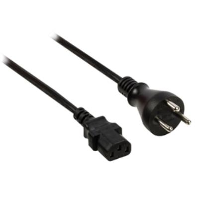 Câble dalimentation à prise danoise mâle - iec-320-c13 10.0 m noir valueline