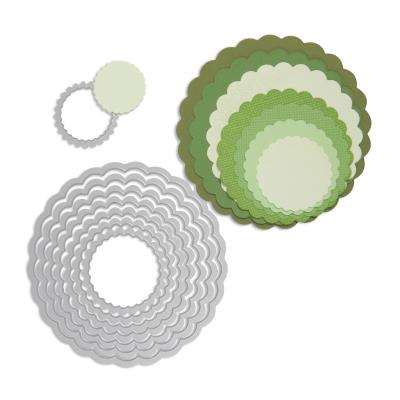 Dies Framelits Sizzix - Cercles (ondulé)