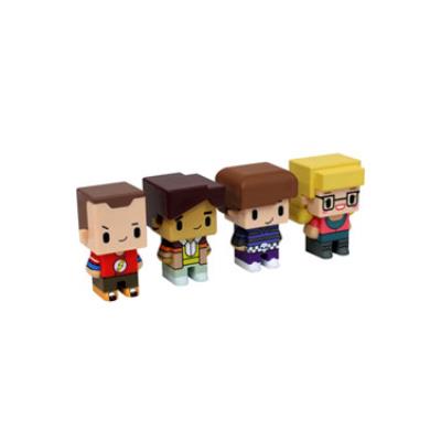 SD Toys - The Big Bang Theory pack 4 trading figurines Pixel Set 2 7 cm