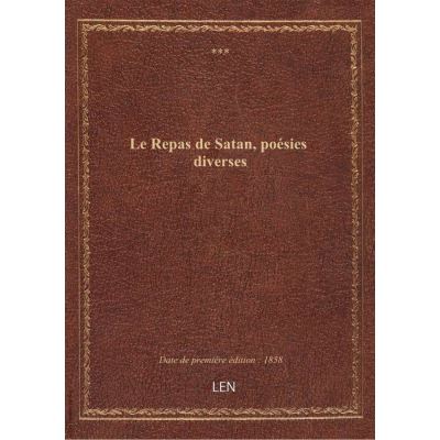 Le Repas de Satan, poésies diverses