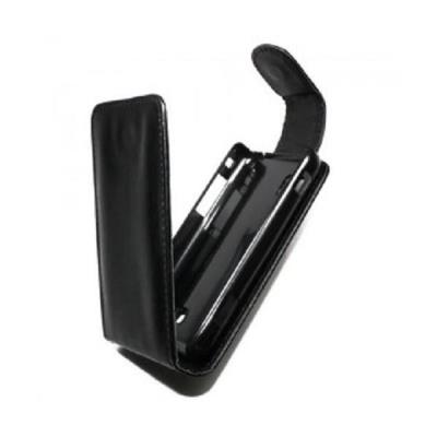 ozzzo housse coque étui cuir noir pour samsung s3850 corby 2