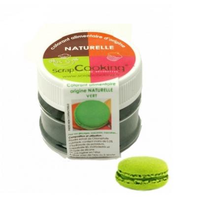 Scrapcooking Colorant alimentaire naturel vert 4201