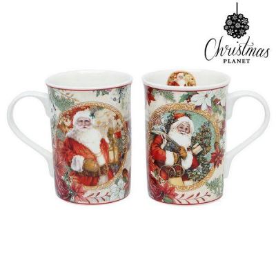 Set De Tasses Christmas Planet 4247 (2 Pcs) Père Noël