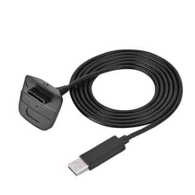 Câble de charge rapide Cordon Pour Microsoft pour Xbox 360 Manette sans fil Noir
