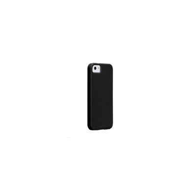 Case-Mate Tough - Beschermhoes voor mobiele telefoon - polycarbonaat - zwart/zwart - voor Apple iPhone 5, 5s