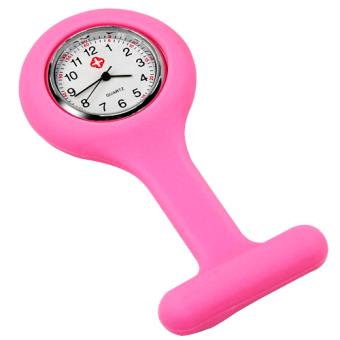 TRIXES Montre gousset d infirmi re en silicone rose Montre Top