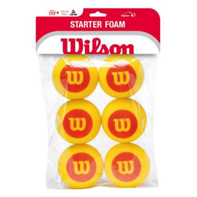 Wilson starter balles de tennis en mousse enfant rouge jaune