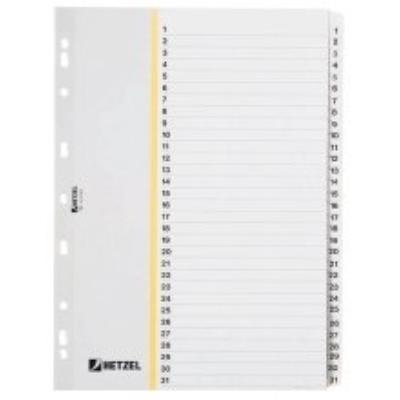 Hetzel 332101 onglet séparateur blanc