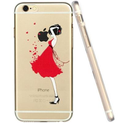Coque imprimée Gel pour iPod Touch 6 (sortie 2015) - Robe Rouge