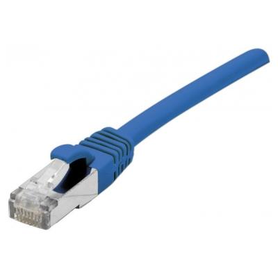 Cordon patch rj45 f utp cat 6 lsoh snagless bleu- 25m