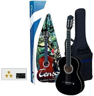 Pack guitare classique tenson - noir