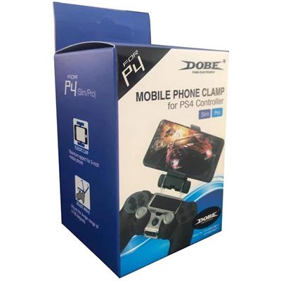 Support de téléphone Portable pour Manette PS4, PS4 Slim, PS4 Pro - Permet  d'Utiliser la Manette avec Les Jeux de téléphone Portable Android