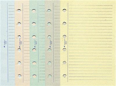 Recharge Organiseur Exatime 17 travers - couleurs assorties 44 feuillets