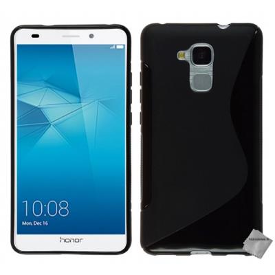 Housse etui coque pochette silicone gel fine pour Huawei Honor 5C - NOIR