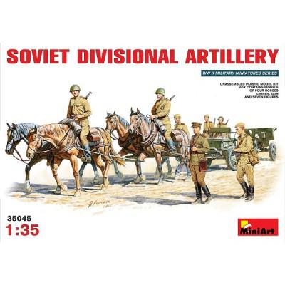 Mini Art - Ensemble artillerie divisionnaire soviétique 1941/1942