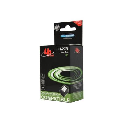 UPrint H-27B - zwart - gereviseerd - inktcartridge (alternatief voor: HP 27)