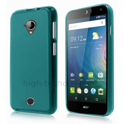 Housse etui coque pochette silicone gel fine pour Acer Liquid M330 - BLEU