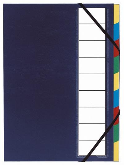 Trieur Exacompta Rigide Ordonator 9 Compartiments assortis