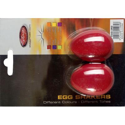 STAGG 2PC EGG SHAKERS/ 20g/ROUGE
