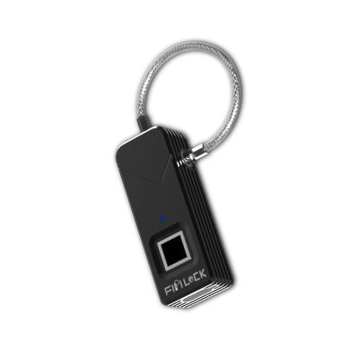 Cadenas Numérique à Empreinte Digitale (Gris)